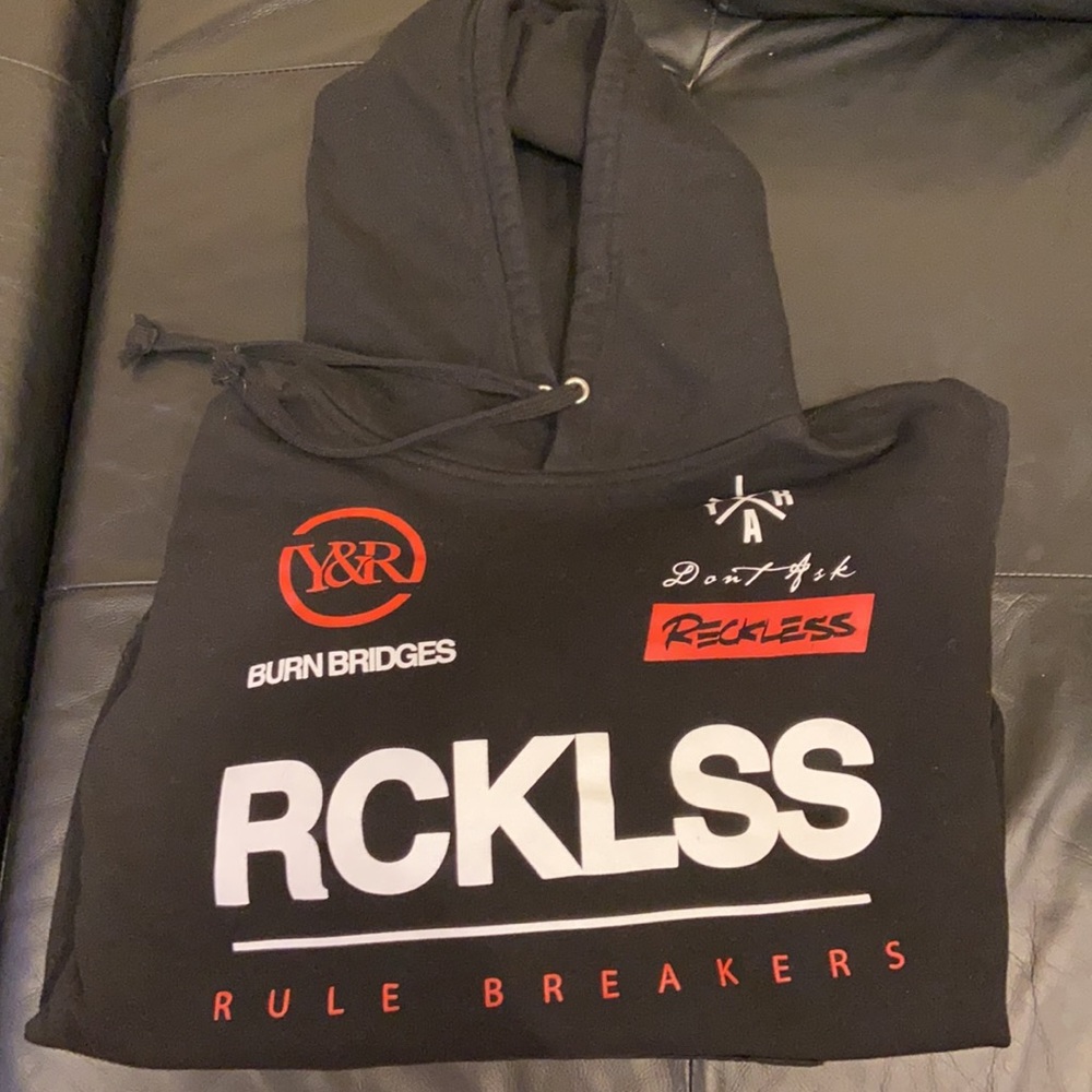 Excellent condition black pullover hoodie